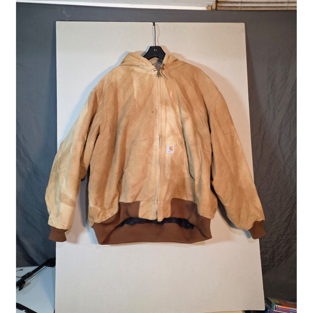 Vintage Carhartt Union Made USA Duck Hooded Jacket Men’s 4XL Full Zip